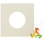 Wyłączniki światła i elektryczne - Hager BERKER B.KWADRAT Płytka czołowa do wyłącznika i sygnalizatora świetlnego E10 krem połysk 5311248982 5311248982/HAG - miniaturka - grafika 1