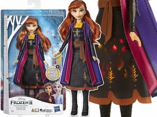 Hasbro Kraina Lodu Frozen II Anna w magicznej podświetlanej sukience - Lalki dla dziewczynek - miniaturka - grafika 3