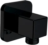 Akcesoria hydrauliczne - Omnires 8815B BL Przyłącze kątowe mosiężne czarny mat - miniaturka - grafika 1