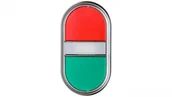 Inne akcesoria elektryczne - Lovato Przycisk sterowniczy 22mm podwójny czerwono zielony podświetlany z samopowrotem bez adaptera LPCBL7113 LPCBL7113 - miniaturka - grafika 1