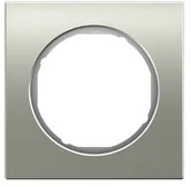 Klawisze i ramki - Berker R3 stal szlachetna/biały ramka 1 B_10112214 - miniaturka - grafika 1