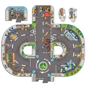 Klocki - Bigjigs Toys skrzyżowanie, zestaw dodatkowy układanki Wielka Droga - miniaturka - grafika 1