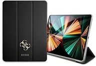 Etui do tabletów - GUESS Etui na iPad 12.9" 2021 Guess Saffiano Collection Book Cover czarny GUE001474 - miniaturka - grafika 1