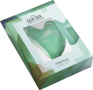 Rollery do masażu - Purederm PUREDERM Masażer Gua Sha Green Jade 8x5x0,45 ADS012 - miniaturka - grafika 1