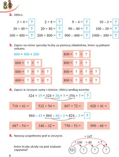 Wydawnictwo Juka Gra w kolory. Matematyka klasa 3, część 2 890697 - Podręczniki dla szkół podstawowych - miniaturka - grafika 7
