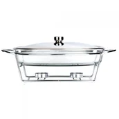 Naczynia żaroodporne - Fl1 NACZYNIE FERRO Z PODGRZEWACZEM OWALNE 3L CH018 3ŻX-NAC-3/CHO18 - miniaturka - grafika 1