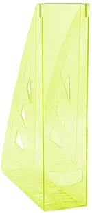 OFFICE PRODUCTS Pojemnik na dokumenty OFFICE PRODUCTS, ażurowy, A4, transparentny żółty 21215511-06 - Pojemniki biurowe - miniaturka - grafika 2