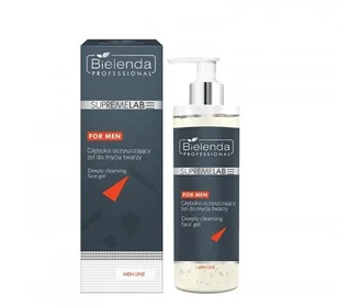 Bielenda Professional Professional Men Line Głęboko oczyszczający żel do mycia twarzy 200g - Kosmetyki do pielęgnacji twarzy męskie - miniaturka - grafika 4