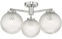 Dar Lighting Dar Lighting Wayne WAY5350 lampa sufitowa 3x3W/G9 IP44 WAY5350 - Lampy sufitowe Dar Lighting Dar Lighting Wayne WAY5350 lampa sufitowa 3x3W/G9 IP44 WAY5350 - Lampy sufitowe - miniaturka - grafika 1