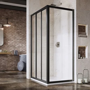 Ravak Supernova Ścianka boczna 75x198 cm profile czarne szkło przezroczyste 940303R2Z1 - Ścianki i drzwi prysznicowe Ravak Supernova Ścianka boczna 75x198 cm profile czarne szkło przezroczyste 940303R2Z1 - Ścianki i drzwi prysznicowe - miniaturka - grafika 1