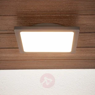 Lampenwelt com Lampa sufitowa zewnętrzna LED Mabella z czujnikiem - Lampy ogrodowe - miniaturka - grafika 3