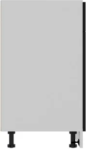 vidaXL Szafka kuchenna, czarna, 80x46x81,5 cm, płyta wiórowa - Szafki kuchenne - miniaturka - grafika 7