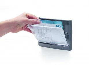 Durable Tabliczka informacyjna Click Sign Durable 149mm x 52,5mm granatowa 486007 - Dekoracje domu - miniaturka - grafika 9