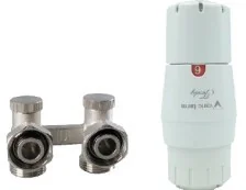 Vario Term Zestaw zaworów Premium Trendy, Typ zaworu: Kątowy, Mocowanie głowicy: Standard RA-N, Nyple redukcyjne: Bez nypli PRGS07306C/FK - Akcesoria grzewcze - miniaturka - grafika 2