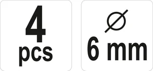 Yato ZNACZNIKI DO WYZNACZANIA OTWORÓW FI 6 4 SZT YT-44104 YATO ZYSKAJ RABAT 30 ZŁ YT-44104 - Inne mocowania - miniaturka - grafika 3