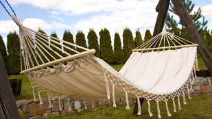 Royokamp Hamak Maiami z frędzlami 2 osobowy 200x150cm biały 1018966 - Hamaki - miniaturka - grafika 2