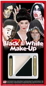 Zabawki kreatywne - Widmann Makeup Black and White Kit for Fancy Dress Accessory 4012B - miniaturka - grafika 1