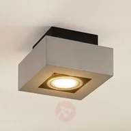 Lampy sufitowe - Lampenwelt Aluminiowa lampa sufitowa LED VINCE - miniaturka - grafika 1