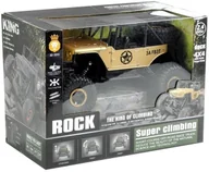 Zabawki zdalnie sterowane - Import Jeep R/C 1:18 Złoty 4394 - miniaturka - grafika 1