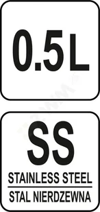 Yato Yato Shaker do koktajli 500 ml YG-07121 - Shakery barmańskie - miniaturka - grafika 5