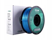 Filamenty i akcesoria do drukarek 3D - eSun eSilk-PLA Filament Cyan 1.75mm - miniaturka - grafika 1