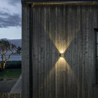 Lampy ogrodowe - Konstsmide Kinkiet zewnętrzny LED Chieri, 4-pkt z mosiądzu - miniaturka - grafika 1