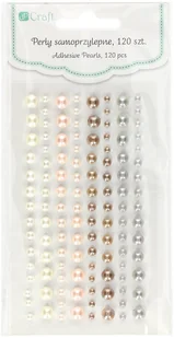 DP Craft Perły samoprzylepne 120 sztuk Pastel Candies - Zabawki kreatywne - miniaturka - grafika 2
