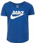 Gadżety dla kibiców - Nike G NK Dry Tee Dfc Scoop Dance t-shirt dziewczęcy, XS (AR5102) - miniaturka - grafika 1