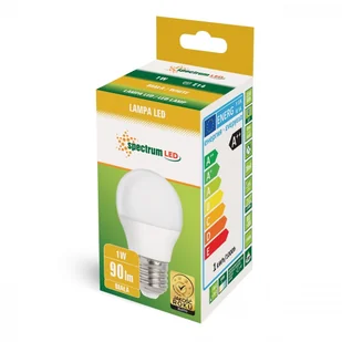 Spectrum LED LED LED KULKA E-27 230V 1W NW unihimp 9585-uniw - Żarówki LED - miniaturka - grafika 4