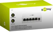 Switche - goobay Switch sieciowy RJ45 5-portowy 1Gbps - miniaturka - grafika 1