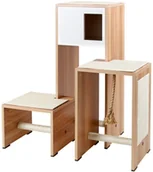 Drapaki dla kotów - Kerbl Koci mebel do drapania Ambiente, białe, 100 cm, 81521 81521 - miniaturka - grafika 1