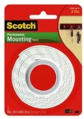 Taśmy klejące - 3M Mounting Tape, holds 2 lb., 1"" X50 "", white, Sold as 1 Roll 114/DC - miniaturka - grafika 1