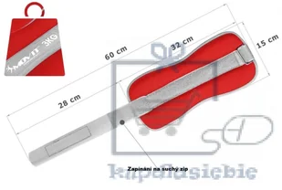 Movit Neoprenowe ciężarki mankiety odblaskowe - 2 x 3 kg - Pozostały sprzęt siłowy - miniaturka - grafika 8