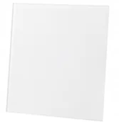 Kratki wentylacyjne - Parkanex wentylacyjna Drim kwadrat szkło biały mat - miniaturka - grafika 1