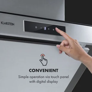 Klarstein CGCH3-Balzac-60-Sil - Okapy kuchenne - miniaturka - grafika 5