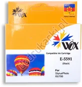 Tusze zamienniki - Wox T5591 zamiennik tusz czarny do Epson Stylus Photo RX700 - 15ml - miniaturka - grafika 1