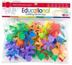 Askato Klocki puzzle 34 elementy - Zabawki konstrukcyjne - miniaturka - grafika 2