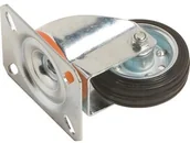 Kółka i bloczki - OBI Kółko zwrotne transportowe z kołem gumowym i śr. 80 mm 50 kg - miniaturka - grafika 1