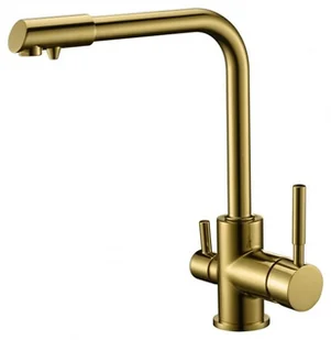 Blue Water Bateria AMANDA złoty - Baterie kuchenne Blue Water Bateria AMANDA złoty - Baterie kuchenne - miniaturka - grafika 1