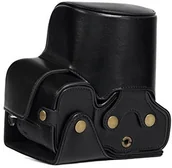 Akcesoria fotograficzne - MegaGear megagear "EVER Ready" środki ochronne na dole offnende Version skórzany pokrowiec torba na aparat, torba na Sony Cyber-shot DSC-RX10 III MG760 - miniaturka - grafika 1