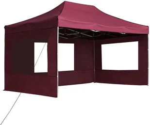 vidaXL Profesjonalny, składany namiot imprezowy ze ścianami, 4,5 x 3 m - Pawilony ogrodowe - miniaturka - grafika 2