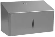 Dozowniki papieru i mydła dla firm - Merida Pojemnik na ręczniki papierowe składane STELLA R10 ADVANCED MINI stal szlachetna matowa ASM203 - miniaturka - grafika 1