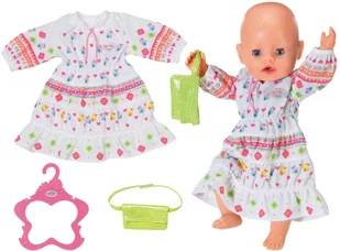 Modna Sukienka w Stylu Boho 43cm 830185 - Akcesoria dla lalek - miniaturka - grafika 3