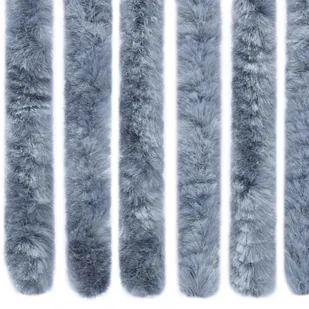 VidaXL Zasłona przeciwko owadom, srebrna, 56x185 cm, szenil 284285 VidaXL - Moskitiery - miniaturka - grafika 13