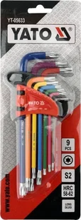 Yato ZESTAW KLUCZY TORX TAMPERPROOF T10-T50 9SZT - Klucze i nasadki - miniaturka - grafika 3
