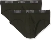 Akcesoria turystyczne - Puma Basic brief slipy męskie (2 sztuki), czarny, S 5210130001230010 - miniaturka - grafika 1