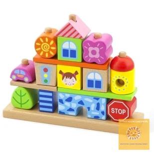 Viga VIGA 50043VG KLOCKI ZBUDUJ MIASTO 1798 - Układanki dla dzieci - miniaturka - grafika 3