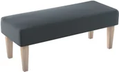Ławki do przedpokoju - Dekoria.pl Dekoria.pl Ławka grafitowy welwet 100 × 40 × 40 cm Ingrid 197-705-43 - miniaturka - grafika 1