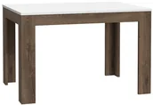 Stoły - shumee Stół rozkładany Dąb Szlachetny Biały Połysk - miniaturka - grafika 1
