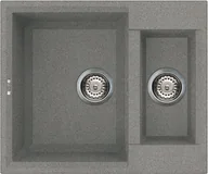 Zlewozmywaki - Elleci Easy 150 73 Titanium - miniaturka - grafika 1